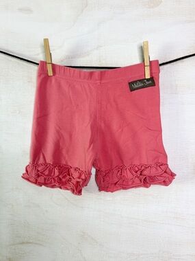 Matilda Jane Coral Ruffle Hem Knit Shorts